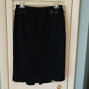Black pencil skirt